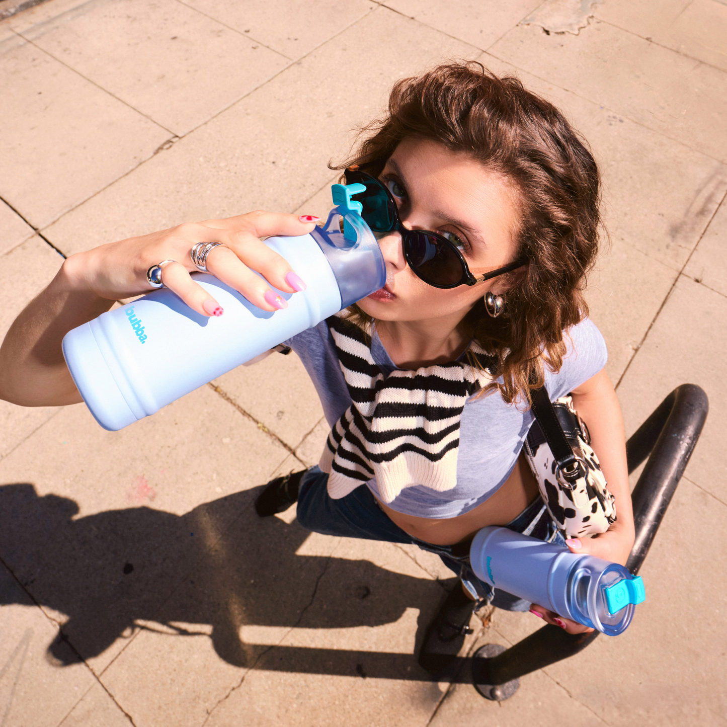 bubba 24 oz DualSip Insulated Stainless Steel Water Bottle - Mood Booster - US 2775