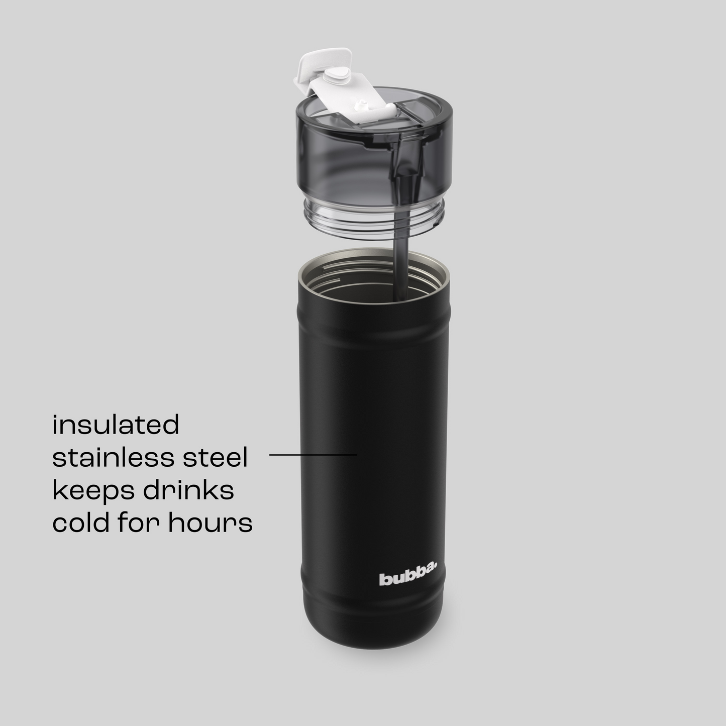 bubba 32 oz DualSip Insulated Stainless Steel Water Bottle - Office Siren - US 7372