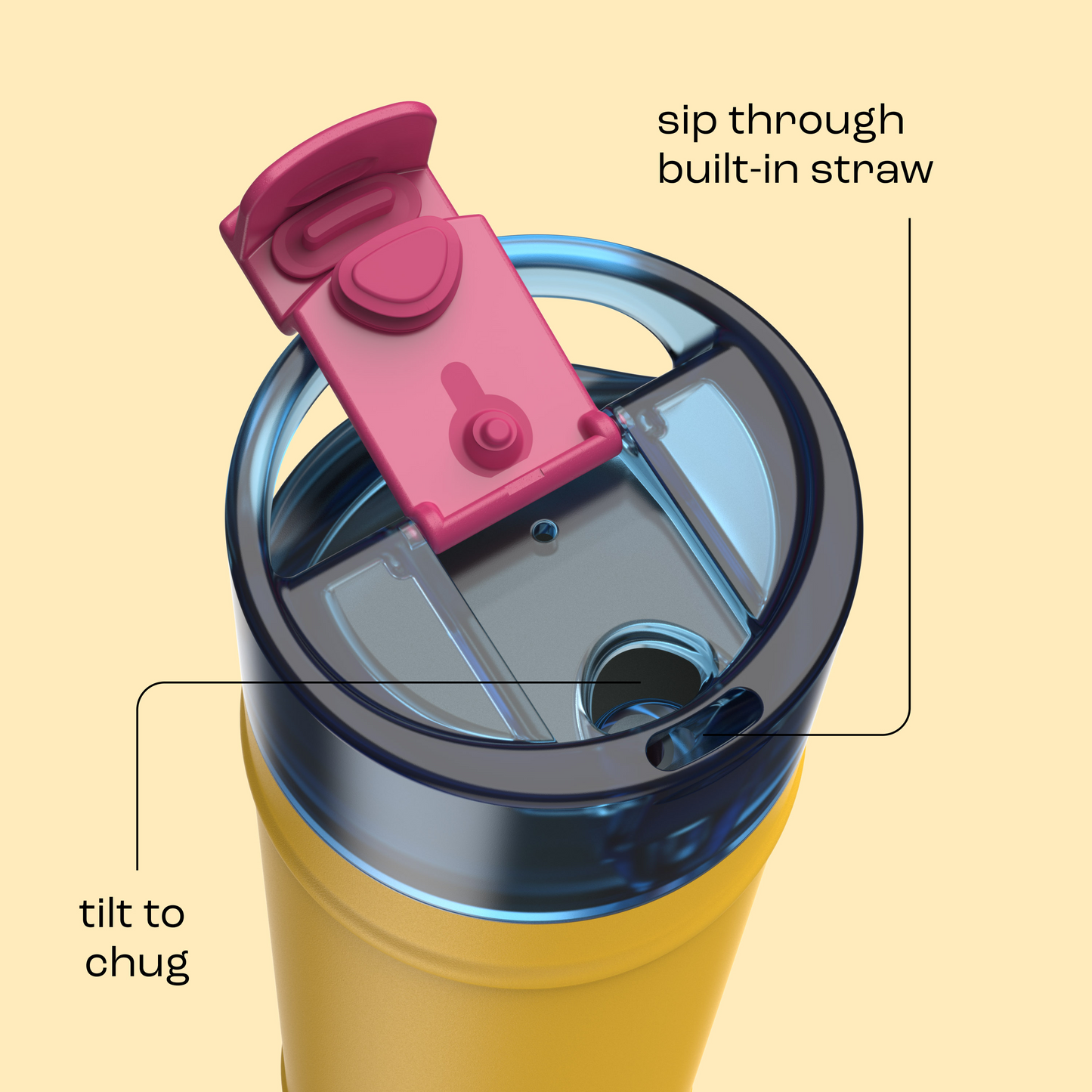 bubba 24 oz DualSip Insulated Stainless Steel Water Bottle - Spirit Week - US 4298