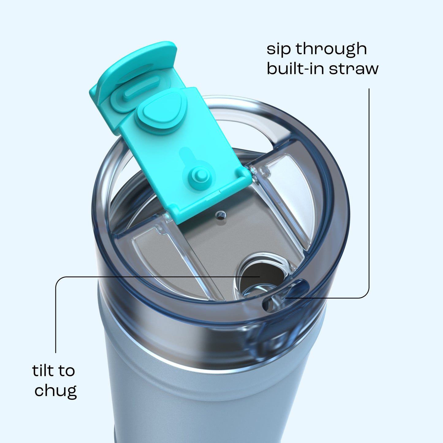 bubba 24 oz DualSip Insulated Stainless Steel Water Bottle - Daydreamin - US 6712
