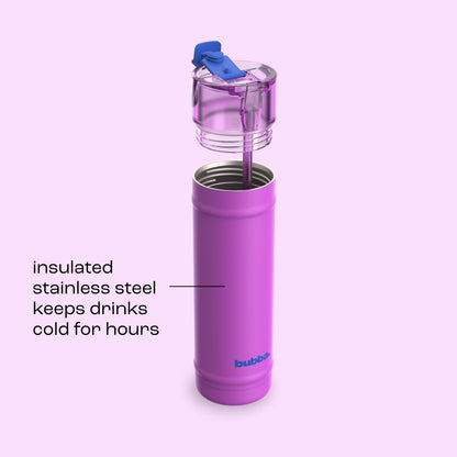 bubba 24 oz DualSip Insulated Stainless Steel Water Bottle - Mood Booster - US 2775