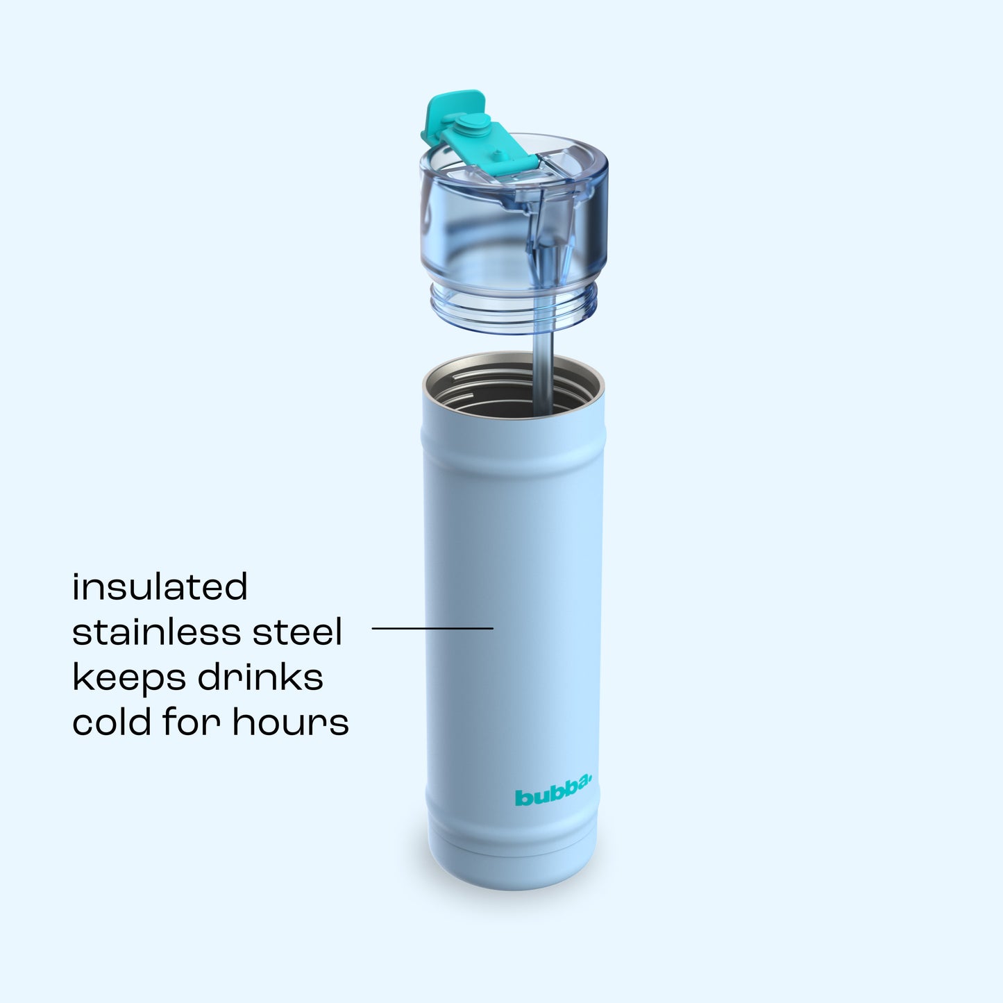 bubba 24 oz DualSip Insulated Stainless Steel Water Bottle - Daydreamin - US 6712