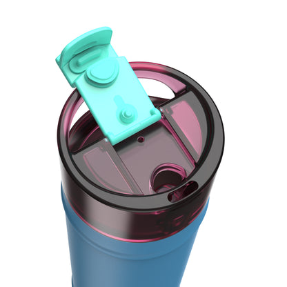 bubba 24 oz DualSip Insulated Stainless Steel Water Bottle - Blue Ribbon - US 2133
