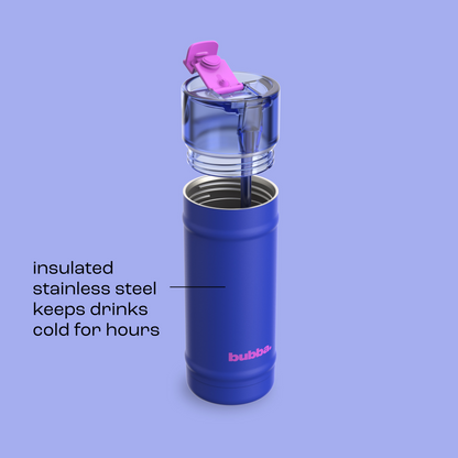 bubba 18 oz DualSip Insulated Stainless Steel Water Bottle - Ocean Energy - US 1472