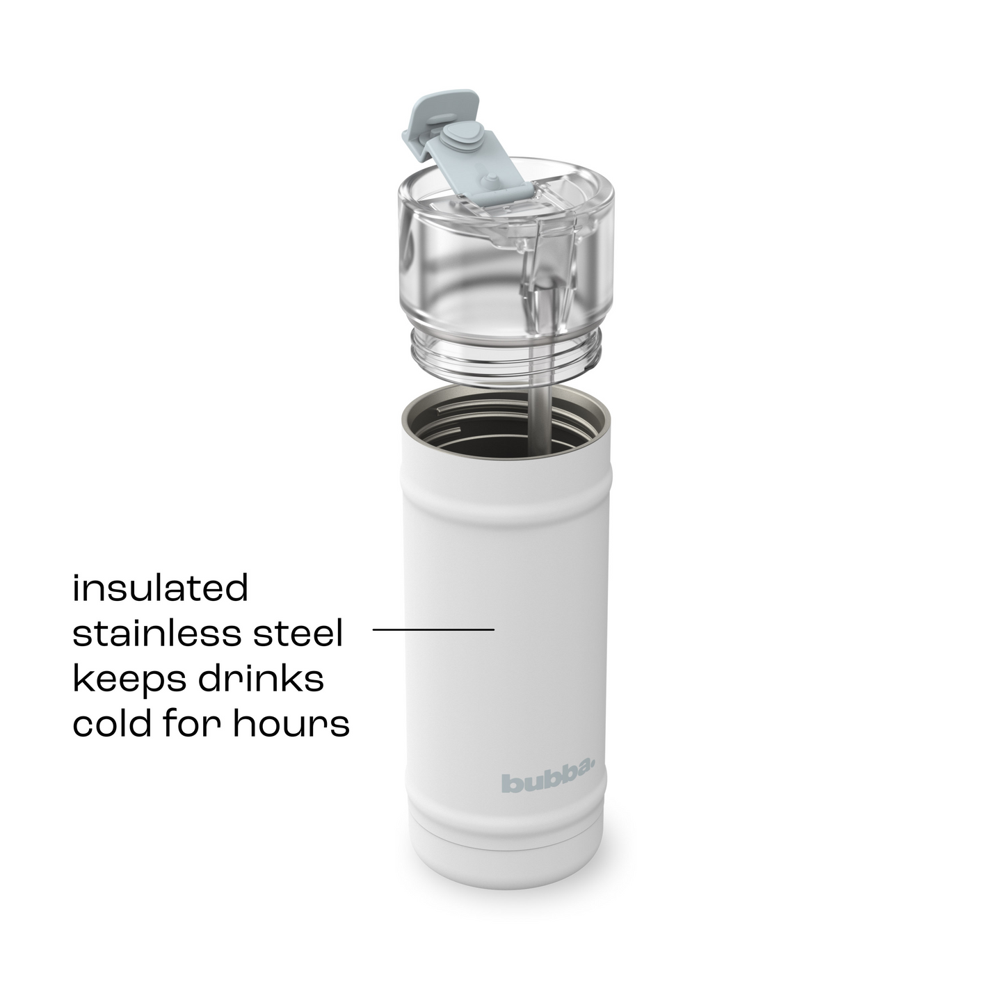 bubba 18 oz DualSip Insulated Stainless Steel Water Bottle - Fresh Kicks - US 2227