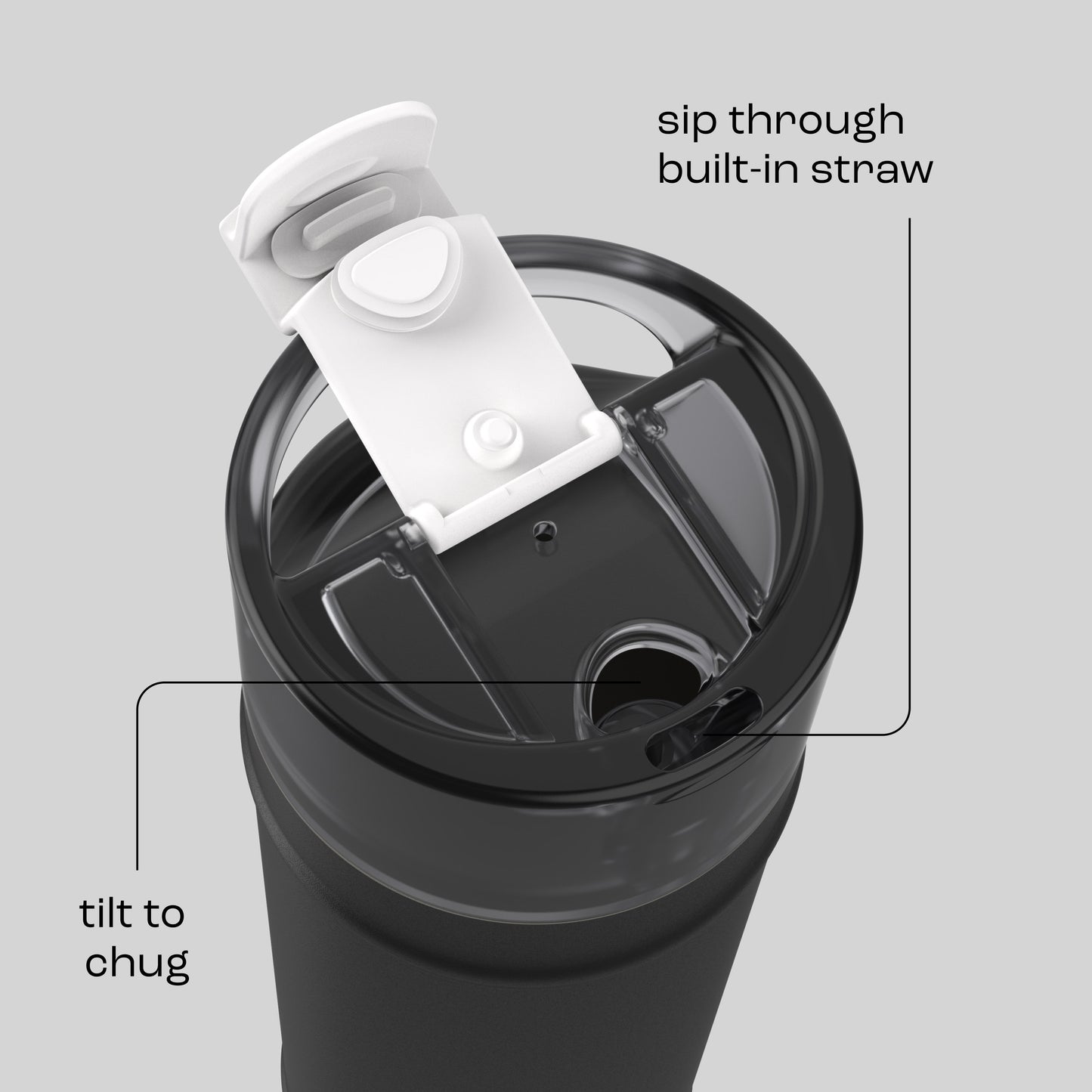 bubba 24 oz DualSip Insulated Stainless Steel Water Bottle - Office Siren - US 3890