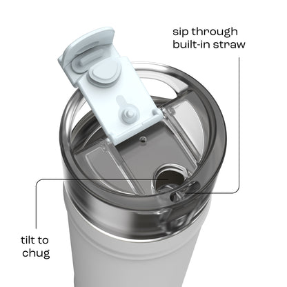 bubba 24 oz DualSip Insulated Stainless Steel Water Bottle - Fresh Kicks - US 7369