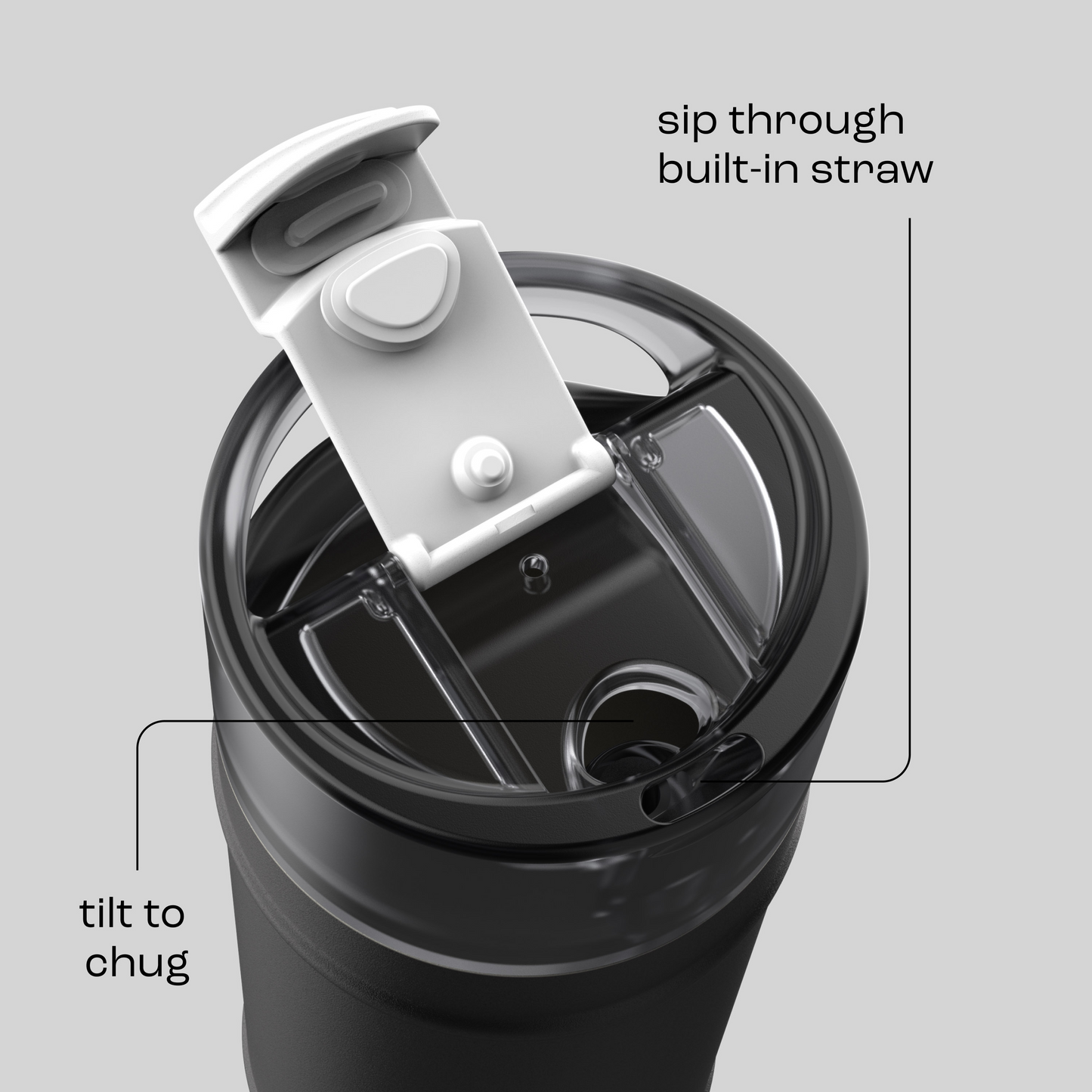bubba 18 oz DualSip Insulated Stainless Steel Water Bottle -  Office Siren - US 2416