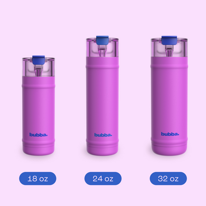 bubba 18 oz DualSip Insulated Stainless Steel Water Bottle - Mood Booster - US 3031