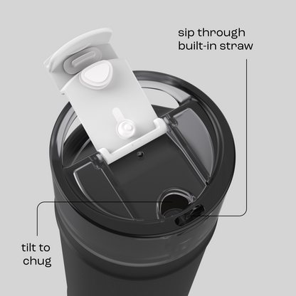 bubba 32 oz DualSip Insulated Stainless Steel Water Bottle - Office Siren - US 7372