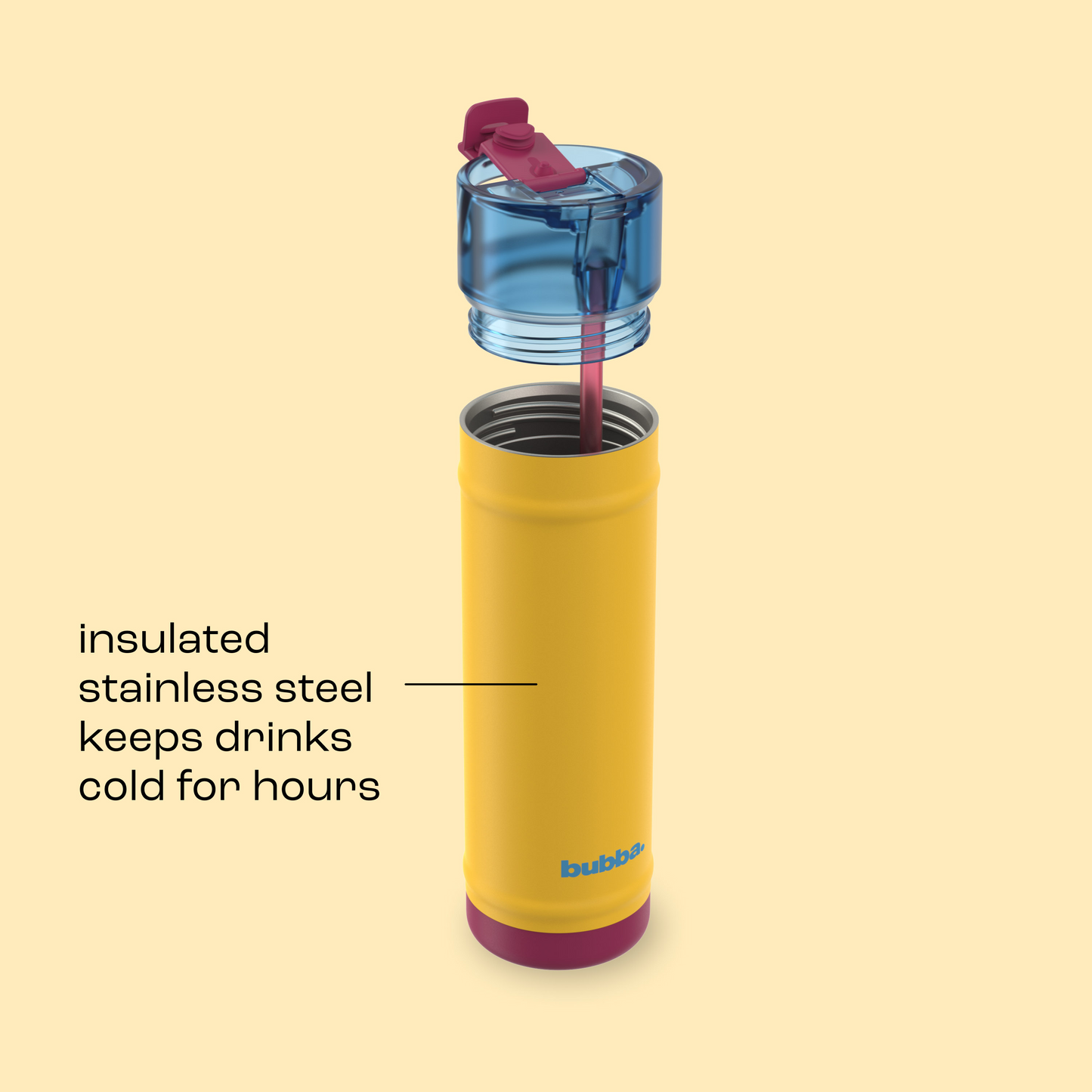 bubba 24 oz DualSip Insulated Stainless Steel Water Bottle - Spirit Week - US 4298