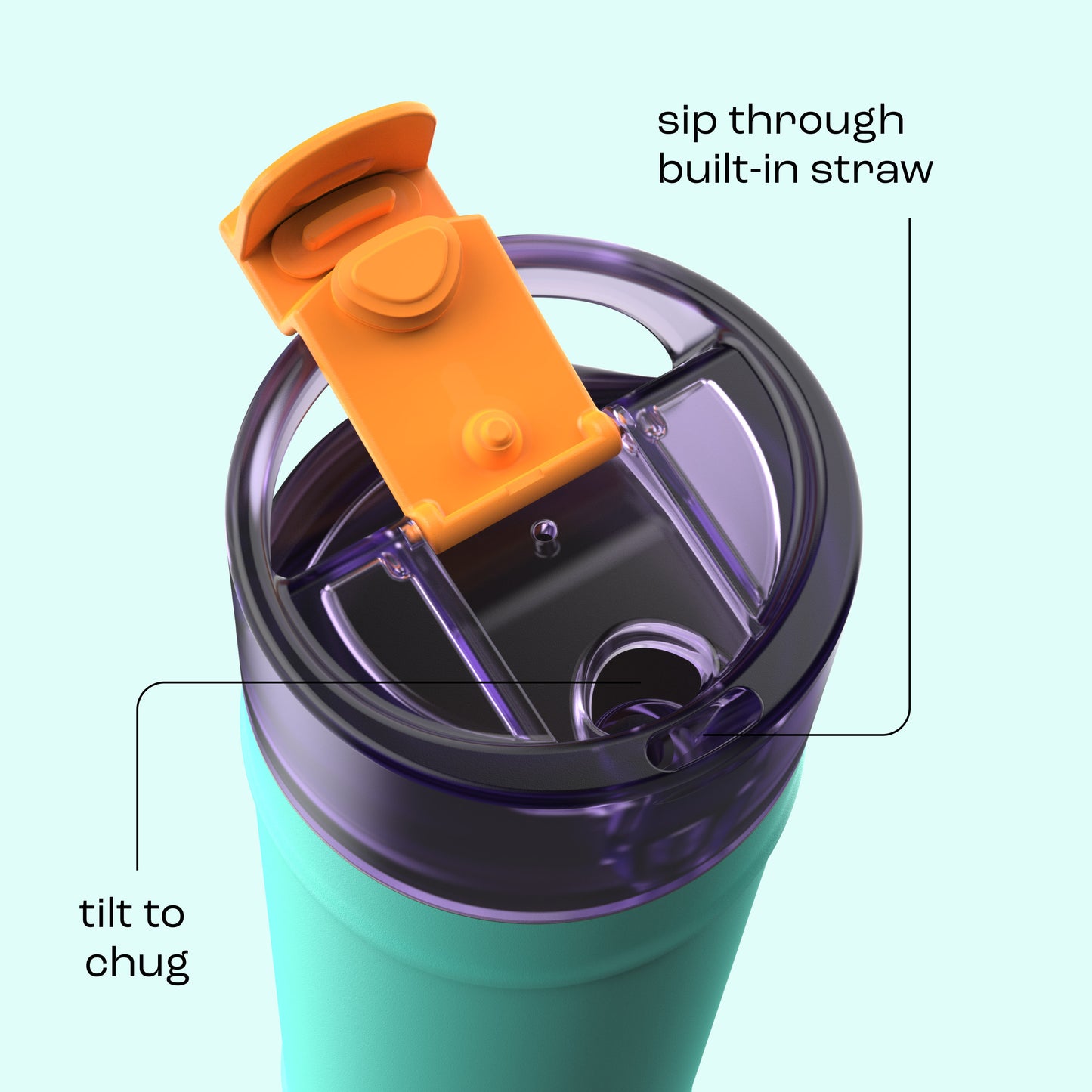bubba 24 oz DualSip Insulated Stainless Steel Water Bottle -  Field Trip - US 5890